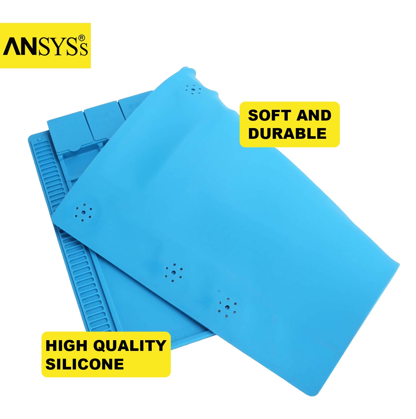 Repair Mat with tool slots Blue