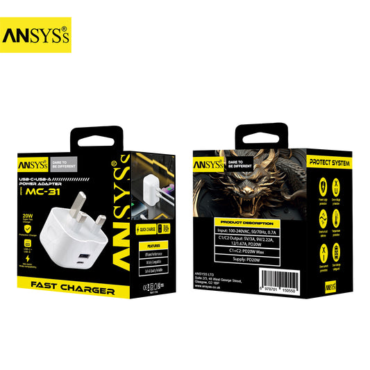 Fast Charging Adapter PD+USB MC-31